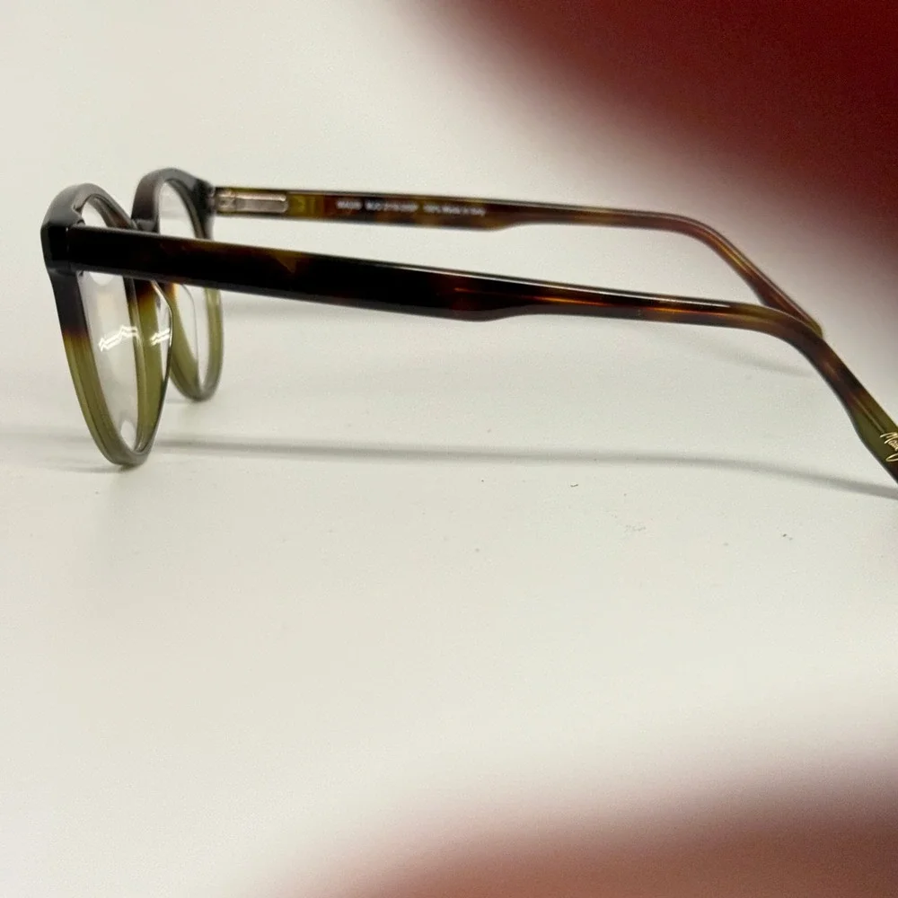 Maui Jim MJO2118-25SP Eyeglasses Tortoise Olive Green Round Frames 49-20-145‎